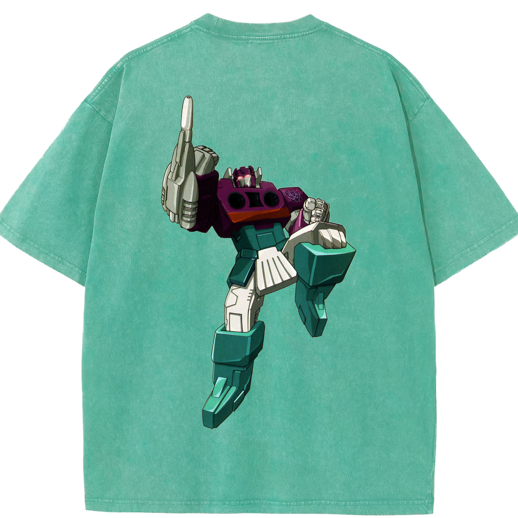（画像用）  綿100% ヴィンテージ風 半袖Tシャツ（背面プリント）